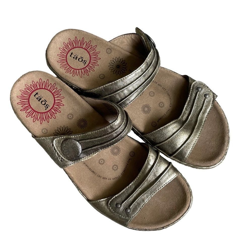 TAOS Imagine Arch Support Sandal Metallic 8